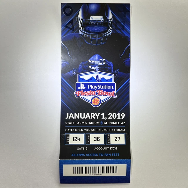 2019 Fiesta Bowl Ticket LSU Tigers vs UCF Knights JOE BURROW 1/1/19 2019 Fiesta Bowl Ticket LSU Tigers vs UCF Knights JOE BURROW 1/1/19