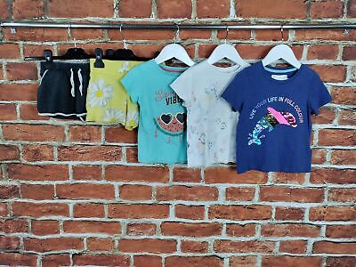 Girl Bundle Age 3-5 Year Next Zara M&S Pep & Co Shorts T-Shirts Summer Set 110Cm