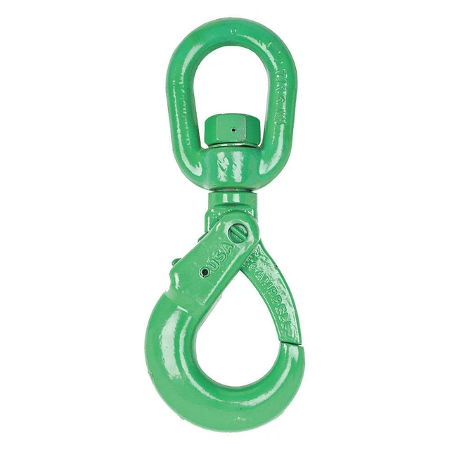 CAMPBELL 5798895 Slip Hook,1/2 in.,15,000 lb.,Swivel Eye