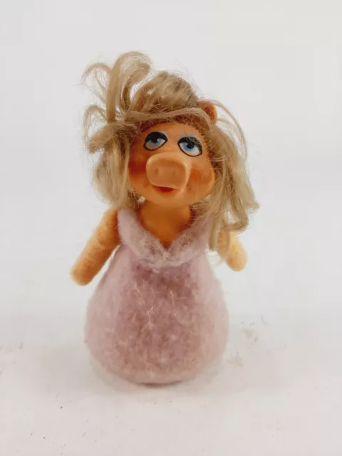 Vintage Fisher Price 1977 Miss Piggy Muppets Beanbag Beanie Doll 7" Plush
