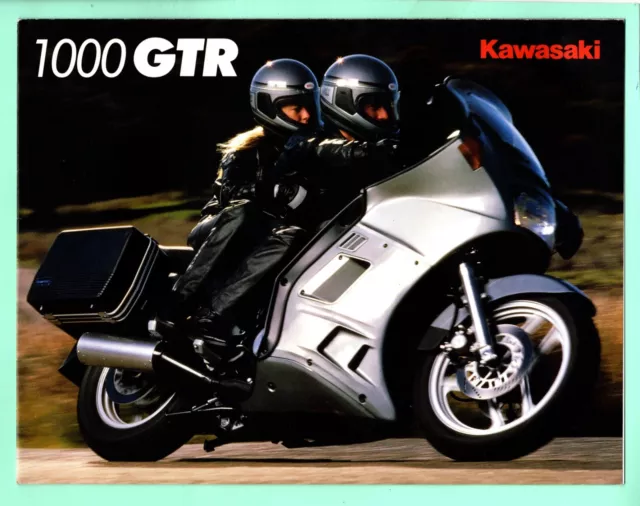 ▬► Prospectus Brochure Catalogue KAWASAKI 1000 GTR Moto 8 pages