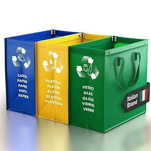 Sac Tri Selectif Poubelle Tri Sélectif 105L Sac Recyclage