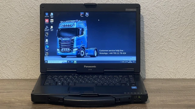 Scania Händler Level Diagnostic strapazierfähig Toughbook Cf 53, i5, SSD, 2.55.1
