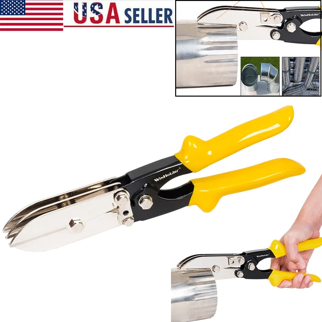 5-Blade Sheet Metal Crimper Crimp 24 Gauge Steel and 28 Gauge Stainless Steel US