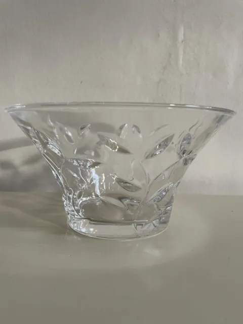 Royal Crystal Rock RCR Laurus Italian Lead Crystal Glass Fruit Bowl