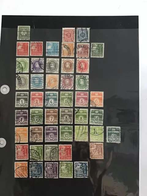 Denmark  stamps page ref R24377