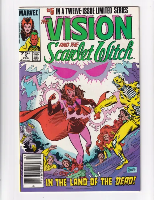 Vision and The Scarlet Witch #5  - 1986 Marvel Comics