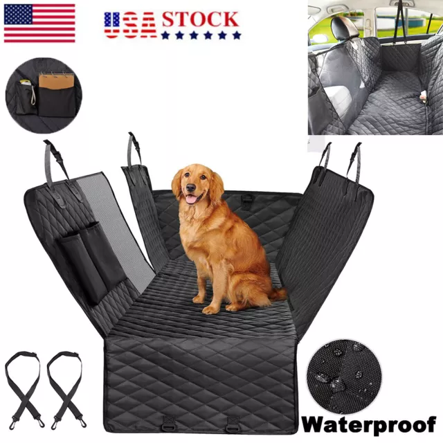 Pet Dog Car Seat Cover Back Seat Protector Hammock Waterproof Mat for SUV Truck