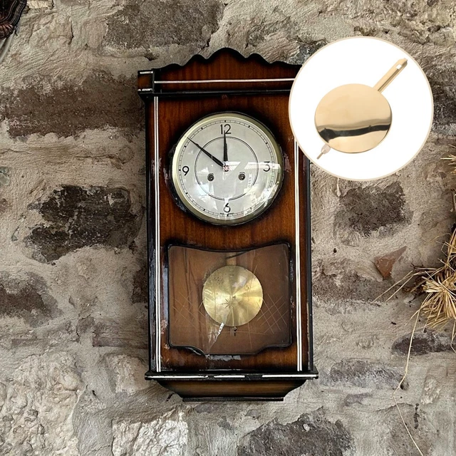 Horloge Murale à Quartz Silvia - Bois - Vintage - Fonctionnelle