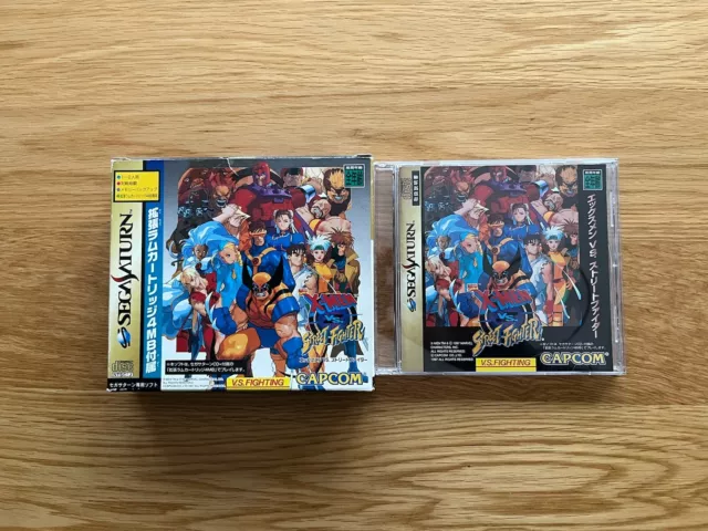 X-Men vs Street Fighter Capcom Arcade Classic Saturn SS Japan JPN KEIN RAM-WAGEN!