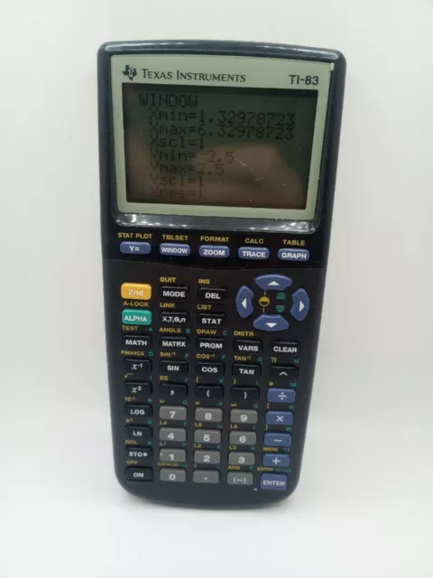 #E) Texas Insturments TI-83 Plus Graphing Calculator Black Tested Works