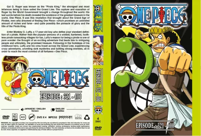 One Piece Complete Anime Series (Episodes 1-1,085 + 15 Movies)