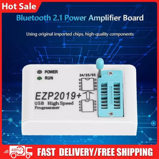 EZP2019+ USB SPI Programmer with 2 Adapters 24 25 93 EEPROM 25 Flash BIOS Chip
