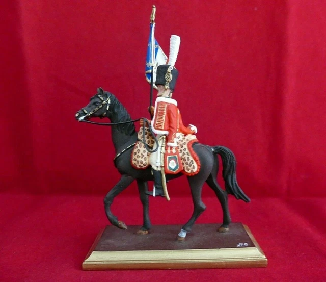 Officier Chasseur à cheval de la Garde - Figurine d'Art signée Claude