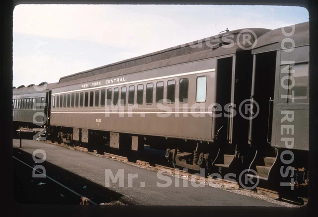 Duplicate Slide NYC New York Central Heavy Weight Coach 2040