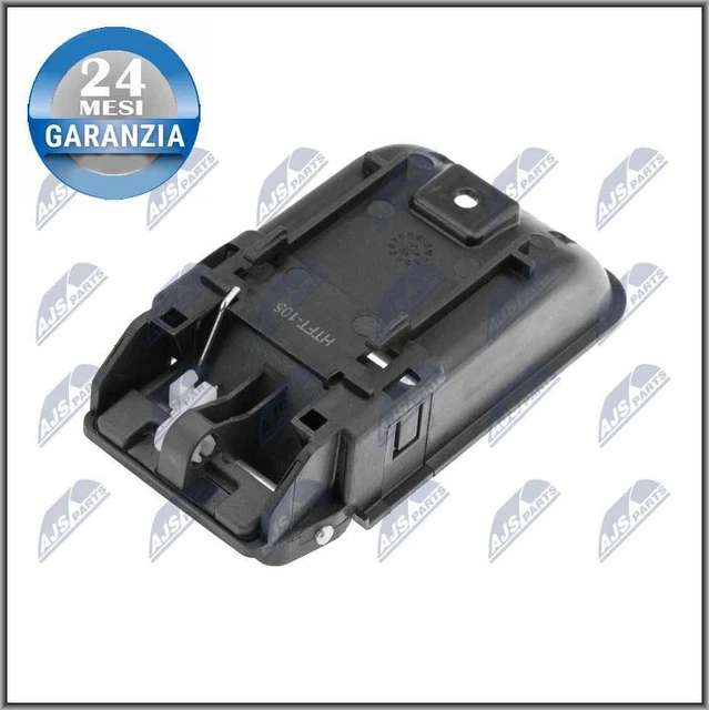 Maniglia Interna Porta Sinistra Per Opel Vivaro 1996-2010 E Altri Modelli. Colore Nero, Ricambio OEM 8200028994.