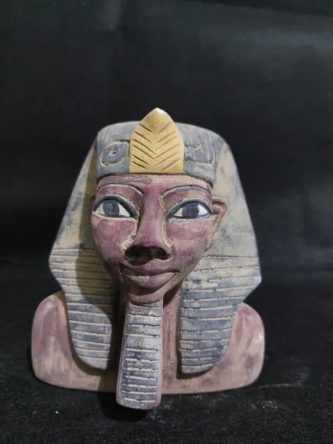 Rare Ancient Egyptian Antiquities for Mask Head King Tutankhamun Egyptian BC