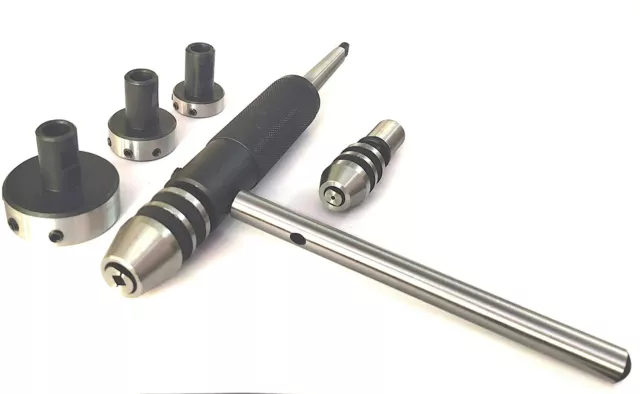 Lathe Tailstock Tap & Die Holder Sliding Type Set In Mt2 Shank Lathe Tailstock Tap & Die Holder Sliding Type Set In Mt2 Shank