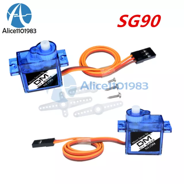 1/2/4/5/10PCS SG90 Servo Motor Micro RC 9G Robot Helicopter Airplane Car Boat