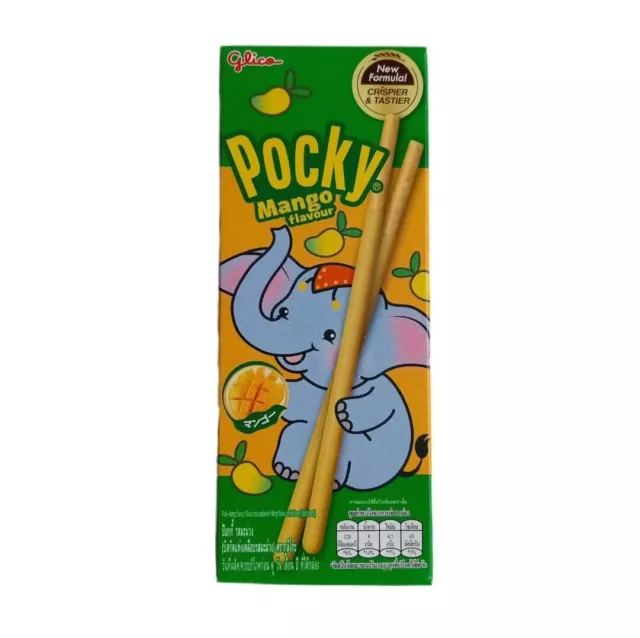 10x 25 g Glico Pocky MANGO Biscuit Stick 2