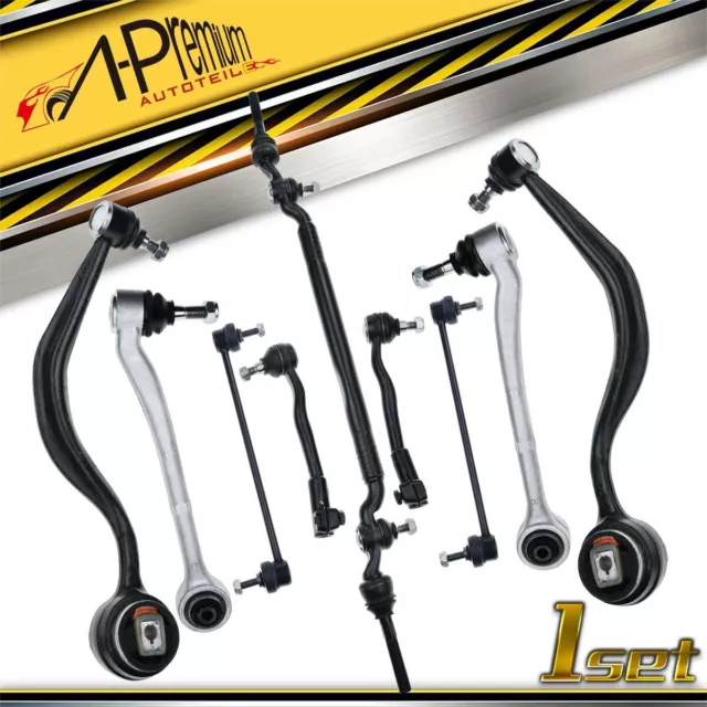 Kit Bras de Suspension Barre Spurstangenköpf Essieu Avant 9-tlg pour BMW 7er E38