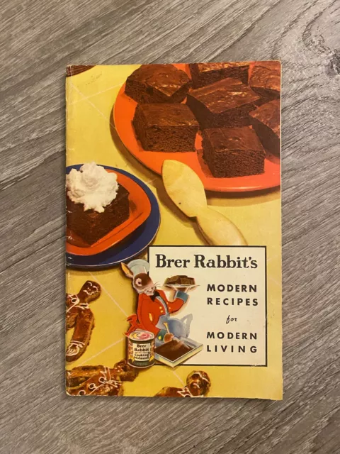 Brer Rabbit Molasses RECIPE BOOK Recipes for Modern Living New Orleans Louisiana