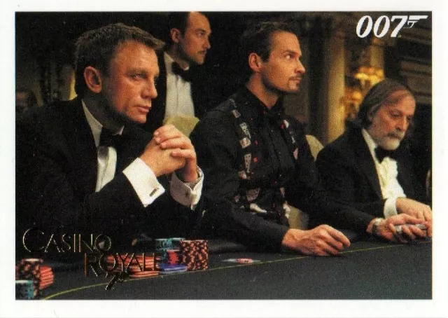 James Bond Archives 2014 - 051 Casino Royale Gold Parallel Card #055/125