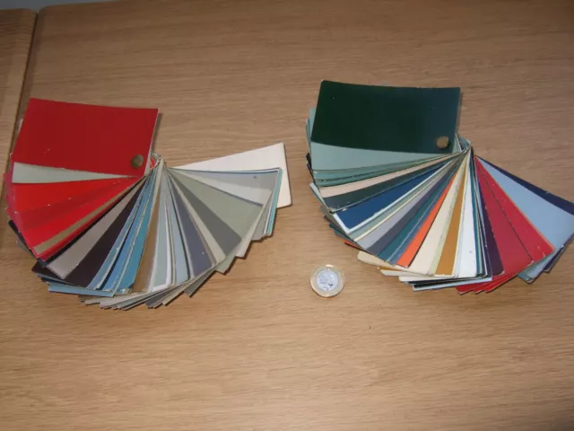 FORD 1950's /60's /70's PAINT SWATCHES CORTINA POPULAR ANGLIA ZODIAC ZEPHYR ETC