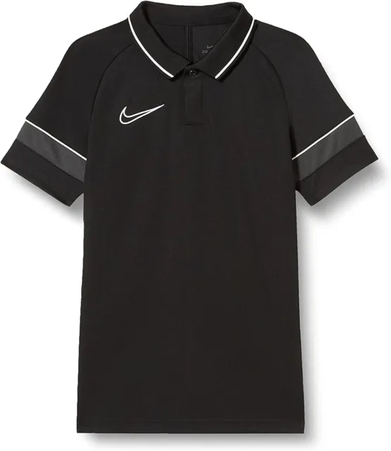 Nike Unisex Children Academy 21 Sports Polo Shirt T-Shirt Size XS