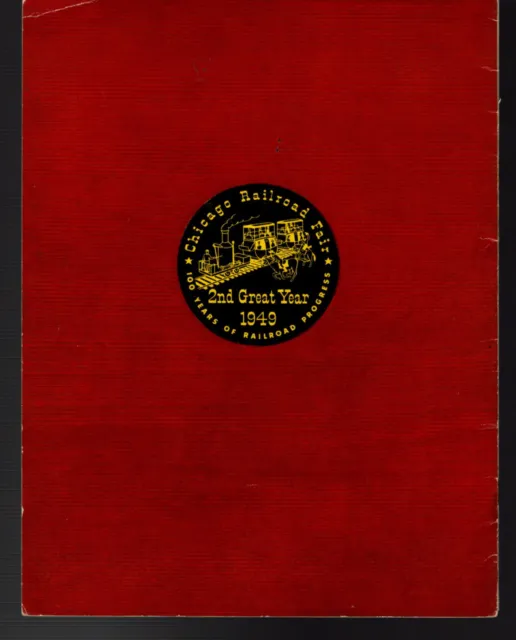 1949 CHICAGO RAILROAD FAIR Official Guide Book 2