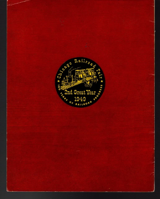 1949 CHICAGO RAILROAD FAIR Official Guide Book 2