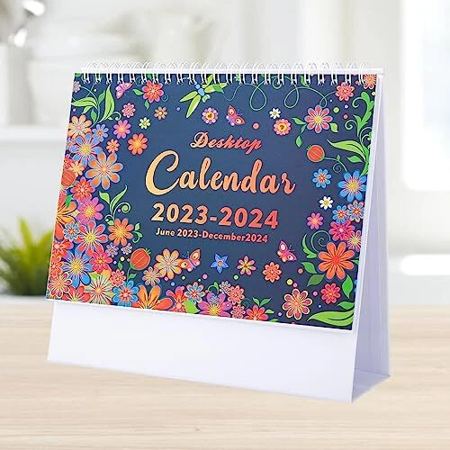 DESK CALENDAR 20232024 Standing Flip Desktop Calendar, July 2023