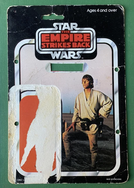 Luke Skywalker Pilot Star Wars 45 Figura Cardback Palitoy Impero colpisce ancora