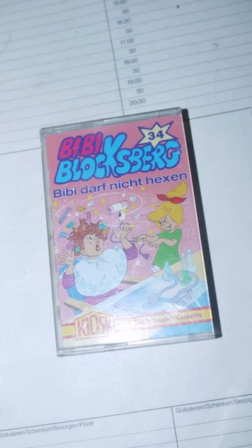 Bibi Blocksberg MC Hörspiel Kassette Folge 34 Bibi darf nicht hexen