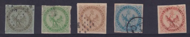 Timbres Colonies Francaises Emissions Generales N 1/5 Obl
