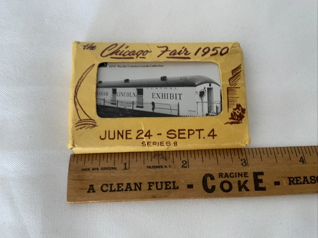 1950 Chicago Fair Souvenir Mini Photo Book With 16 Photos
