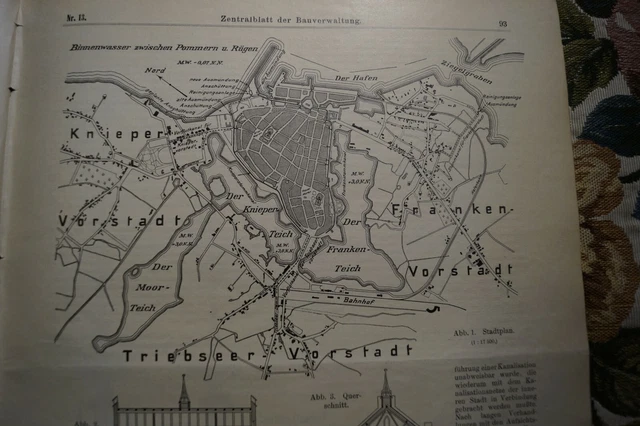 1907 Bauverwaltung 13 Aksum  Abessinien / Kanalisation Stralsund München Feldher