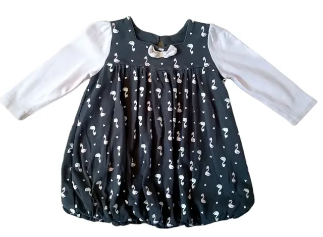 Pacchetto di abiti grandi per bambine età 6-9 mesi abiti top leggings 2