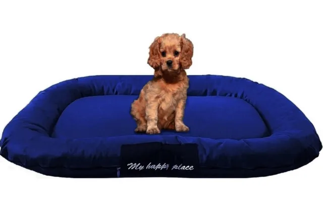 XXL Extra Large Durable Bolster Pet Dog Bed with Strong Waterproof Oxford Cover