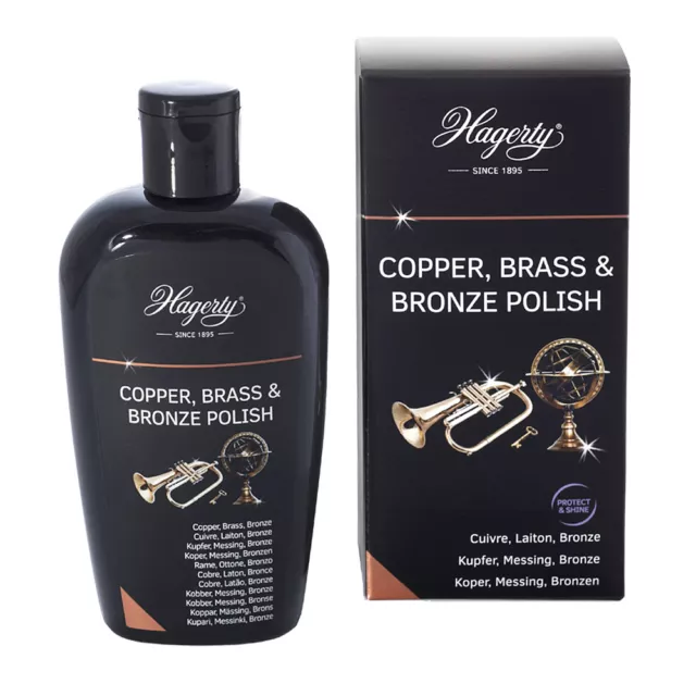 Hagerty Copper Brass & Bronze Polish 250ml Politur für Kupfer Messing & Bronze