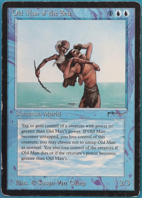 Old Man of the Sea Arabian Nights HEAVILY PLD (Reserved List MTG Card) (382463)