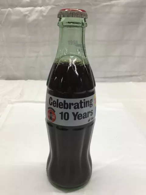 Coca Cola 10 Year Anniversary Of Burger King 1998 Bottle In Box