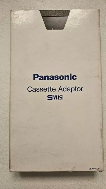 PANASONIC ADATTATORE VIDEOCASSETTE Cassette Adaptor S VHS VW-TCA7E made in  Japan EUR 35,00 - PicClick IT