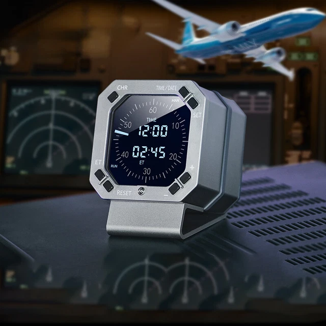 FCS-TACTICAL NEW LAB 737 Simulator Aviation Clock Aircraft Instrument £ ...