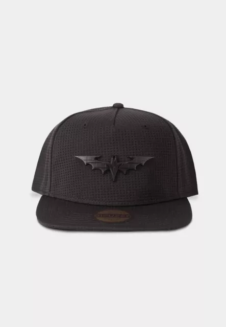 Dc Comics Batman The Dark Knight Bat Symbol/ Logo Black Snapback Cap