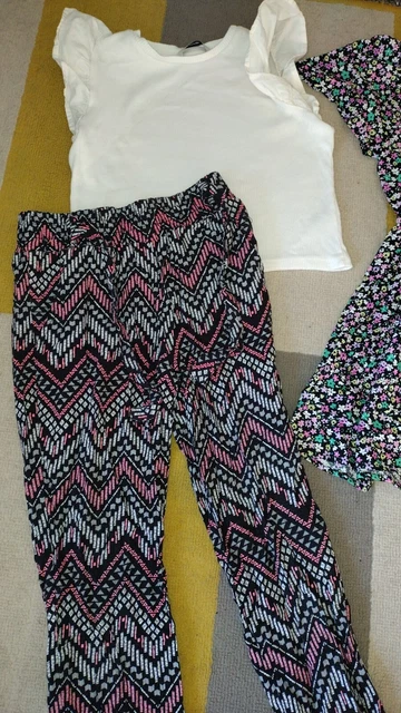 Girls age 7-8 years summer bundle jumpsuit, 3 dresses,playsuit,3 tops,2 shorts 9
