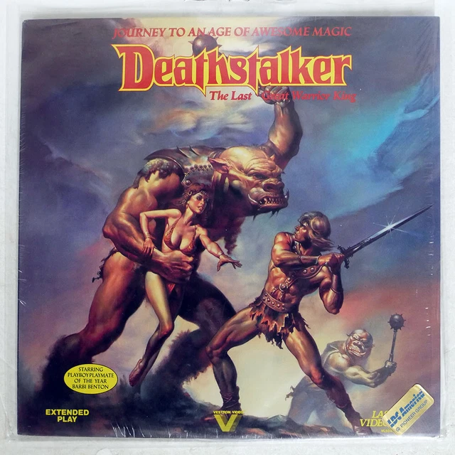 Laser Videodisc Deathstalker Vestron Video Vl5048 Us Shrink 1Ld