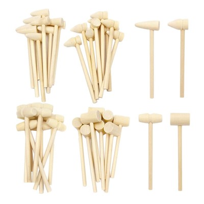 Arag 40 Pz Mini Martelli di Legno Granchio di Legno Frutti di Mare Granchio Arag I9C1 