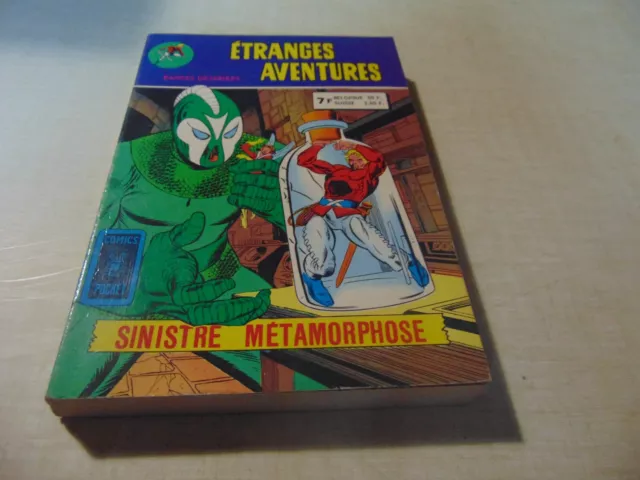 Recueil ETRANGES AVENTURES 3225 (N°  60 & 61  ). Arédit Comics pocket