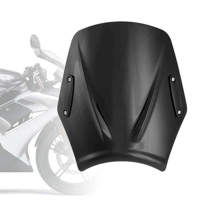 Universal Adjustable Motorcycle Windshield Windscreen For 7/8